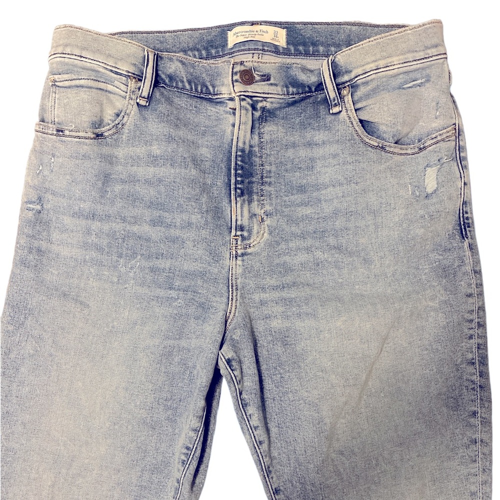 Size 33/16 Abercrombie super skinny ankle high rise